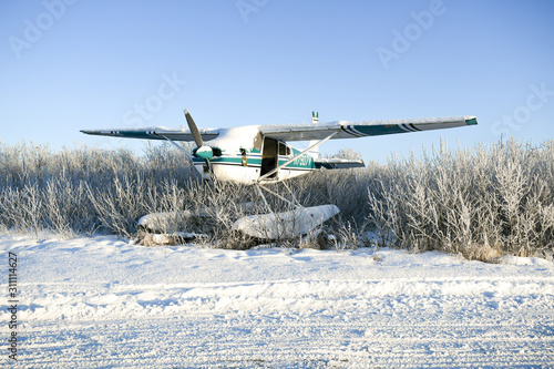 Abandoned Plane in Snow