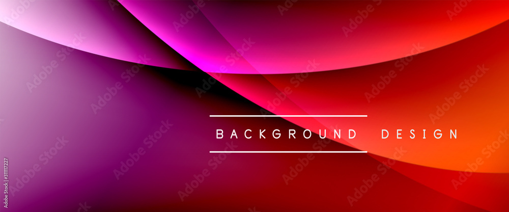 Wave liquid style lines with shadows and light on gradient background. Trendy simple fluid color gradient abstract background with dynamic straight shadow line effect Wave liquid style lines with shadows and light on gradient background. Trendy simple fluid color gradient abstract background with dynamic straight shadow line effect