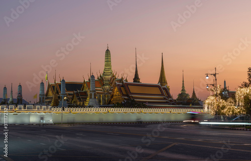 Grand palace, Wat pra kaew famous travel in bangkok, Thailand