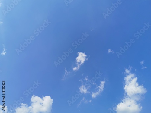 Fototapeta Naklejka Na Ścianę i Meble -  Natural images of clouds and summer skies