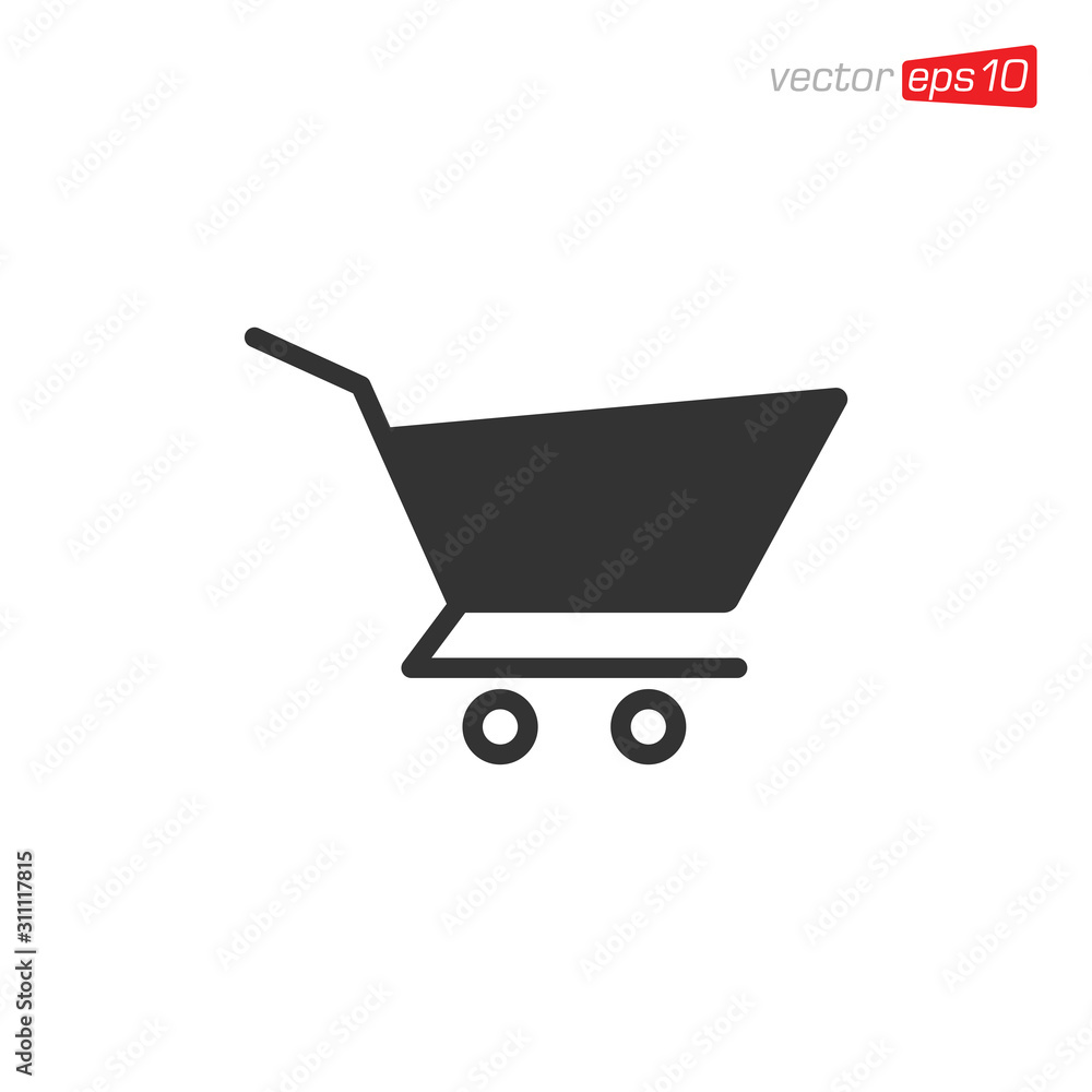 Shopping Cart Icon Design Vector Shopping Cart Icon Design Vector