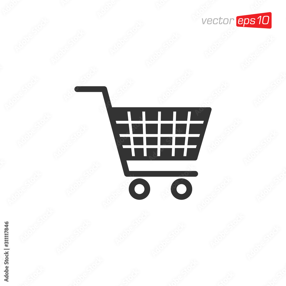 Shopping Cart Icon Design Vector