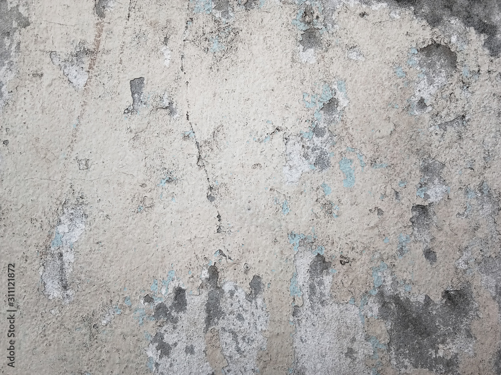 Exterior paint deteriorates on old cement floor