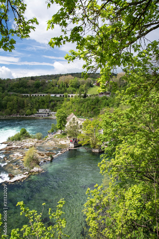 Fototapeta premium Rheinfall von Schaffhausen, Schweiz