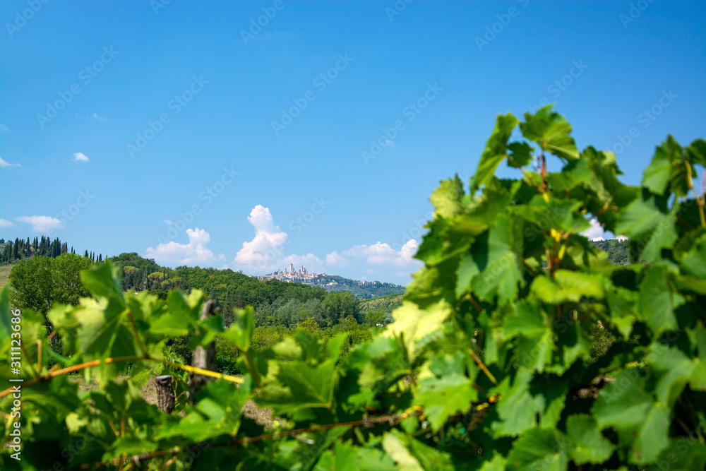 San Gimignano, Toskana, Italien