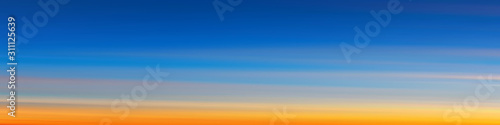 Sunset sky background, vector illustration, EPS10 
