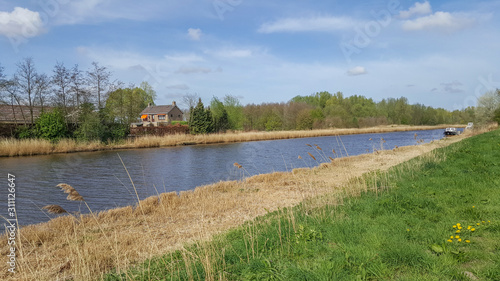 dutch landscape with river