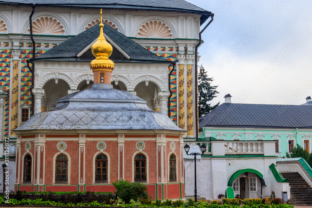 Mikheevskaya church of Trinity Lavra of St. Sergius in Sergiev Posad, Russia