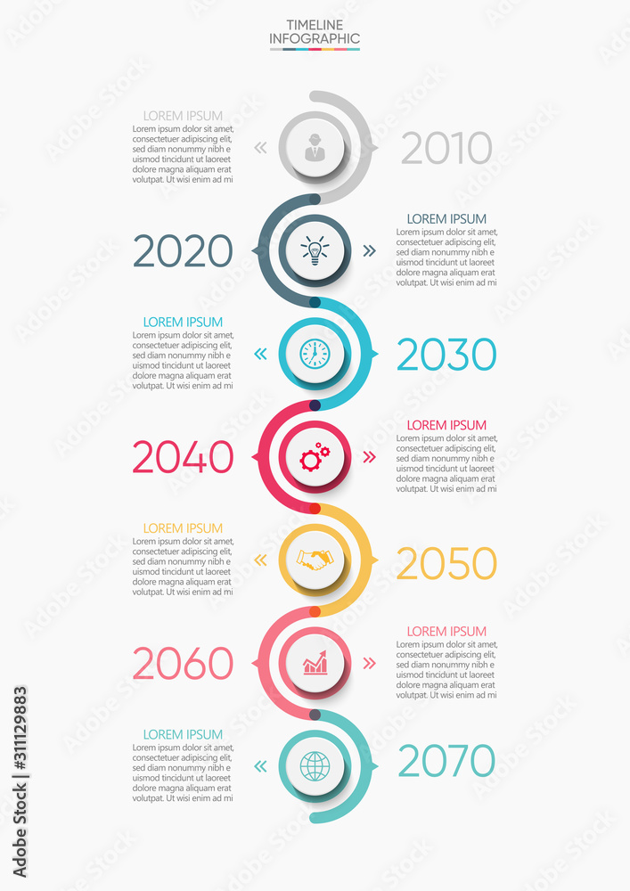 Business data visualization. timeline infographic icons designed for abstract background template milestone element modern diagram process technology digital marketing data presentation chart Vector Business data visualization. timeline infographic icons designed for abstract background template milestone element modern diagram process technology digital marketing data presentation chart Vector