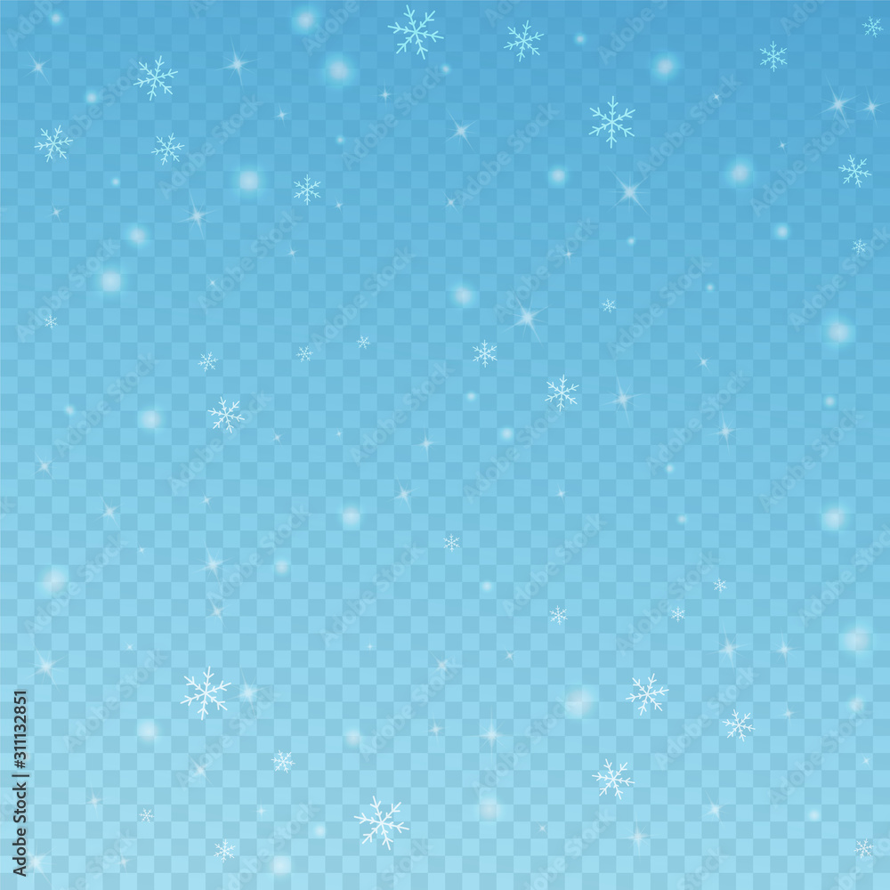Sparse glowing snow Christmas background. Subtle f Sparse glowing snow Christmas background. Subtle f