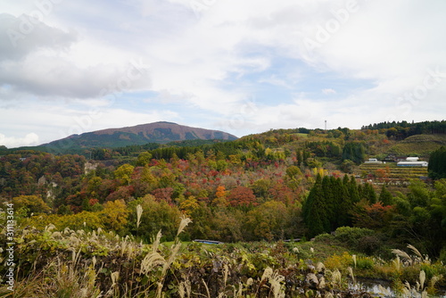 タデ原湿原 紅葉 大分県玖珠郡九重町