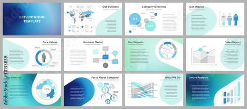 Business presentation templates