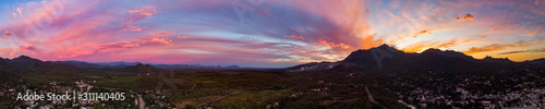 PANORAMICA ATARDECER EN ALAMOS SONORA