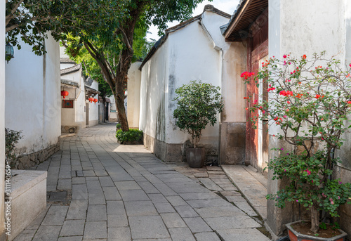 Fototapeta Naklejka Na Ścianę i Meble -  Scenic spot of no.7 lane, no.3 square, fuzhou city, fujian province, China
