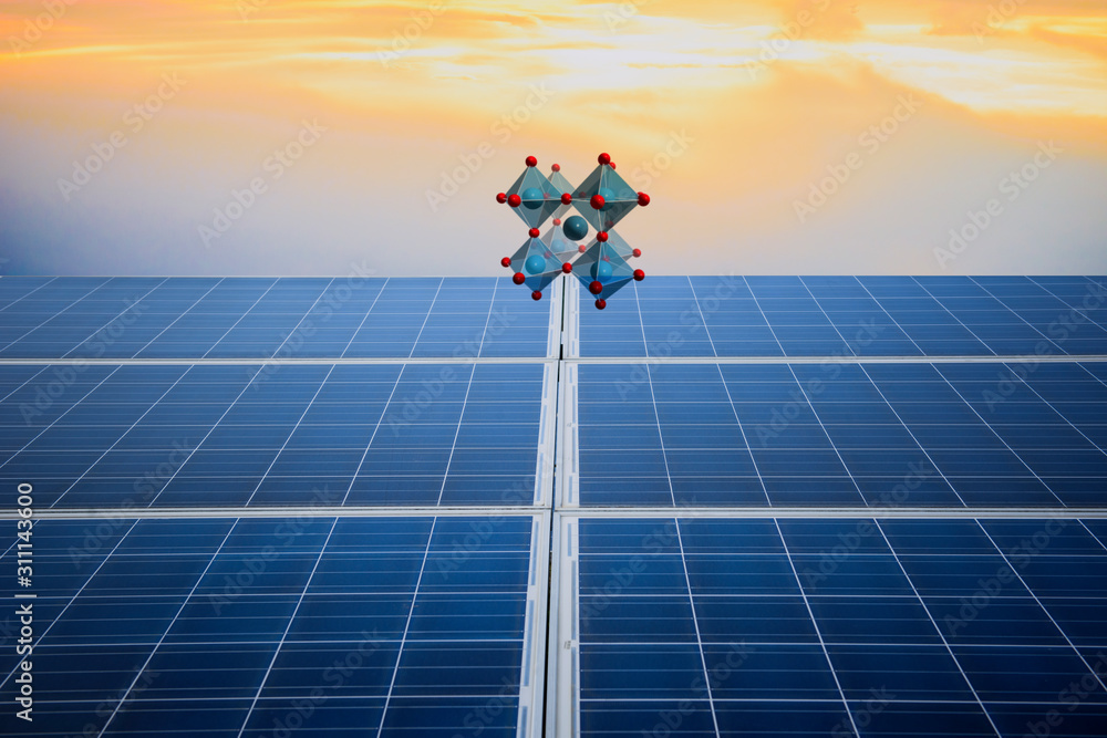 perovskite solar cell Is the energy of the future.Perovskite materials ...