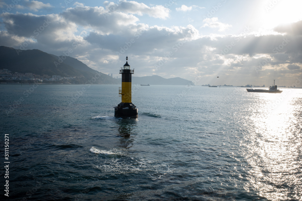 大韓民国 釜山 松島灯台 釜山港 Stock Photo Adobe Stock