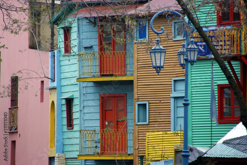 Caminito, located in the city of Buenos Aires, Argentina.