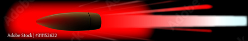Red Hot Bullet Internet Web Banner Background