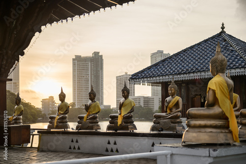 Colombo Gangarama seemamalaka buddhist temple, Sri Lanka