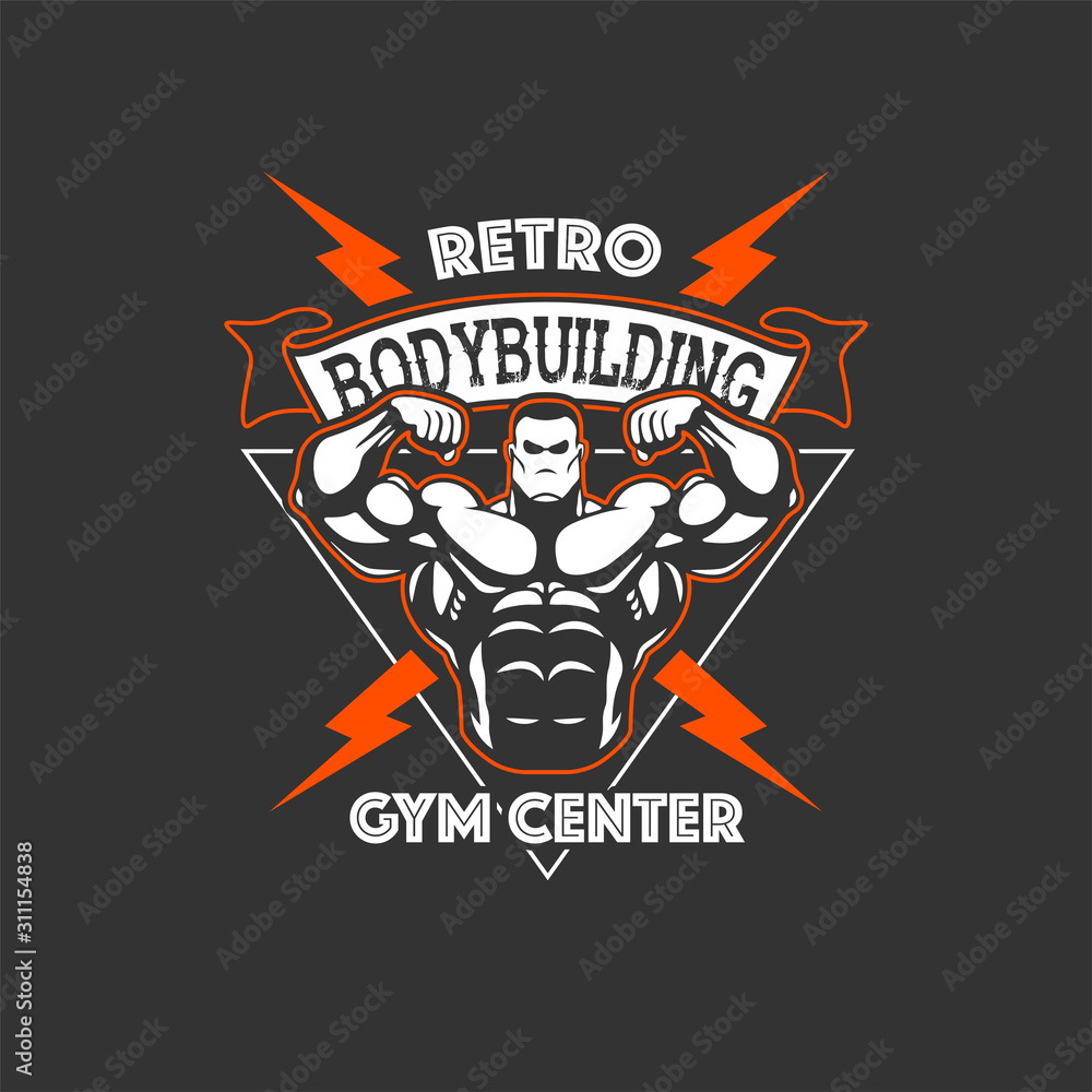Fototapeta premium Fitness Gym Center Illustration
