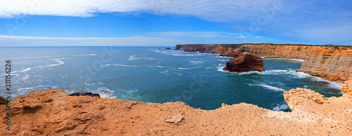 pictorial coastal panorama landscape Costa Vicentina portugal