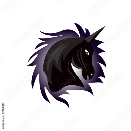 Creative Horse Elegant Logo Symbol Design Illustration Vector © Arlini