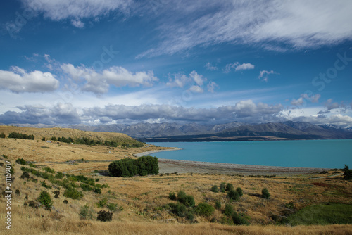 ニュージーランド、カンタベリー地方の風景