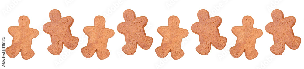 Speculoos Mannele : cookie in the shape of a human, specialty of the French Alsace region Speculoos Mannele : cookie in the shape of a human, specialty of the French Alsace region