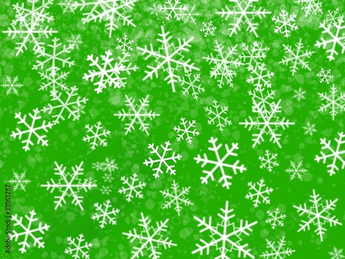 Wallpaper Mural Background with snowflakes Torontodigital.ca