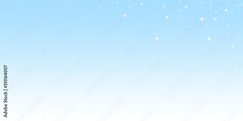 Fototapeta premium Random falling stars Christmas background. Subtle 