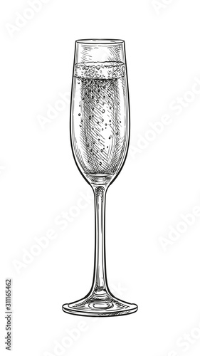 Glass of champagne