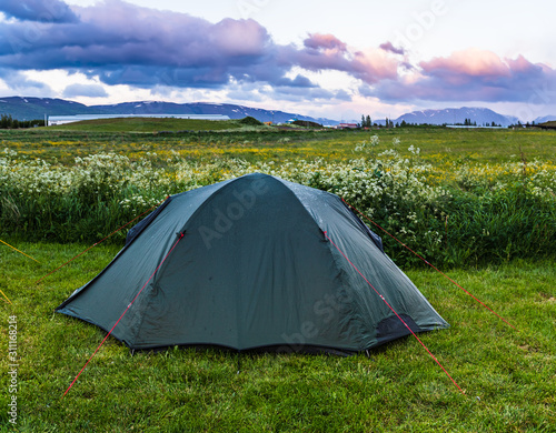 Tent in Iceland