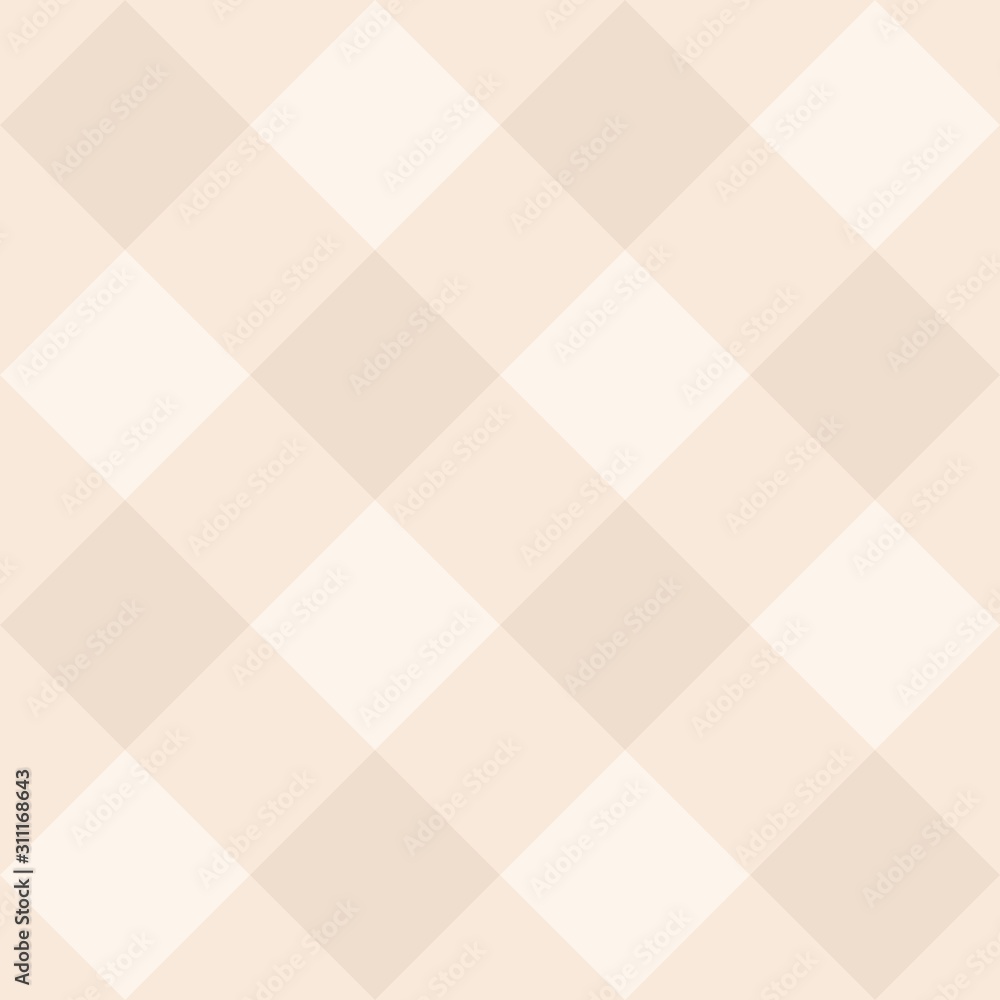 Seamless beige and white vector background - checkered pattern or grid  texture for web design, desktop wallpaper or culinary blog website Stock  Vector | Adobe Stock