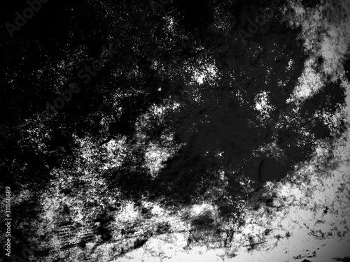 abstract background with snowflakes and stars