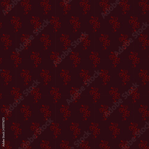 Seamless wallpaper pattern. fabric texture, background floral vector