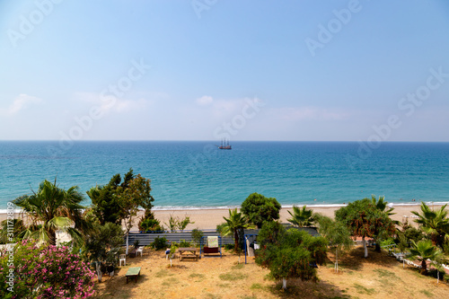 sea beach in Alanya  Turkey