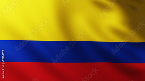 Large Flag of Colombia background in the wind Free Download Large Flag of Colombia background in the wind - GFXLoad
