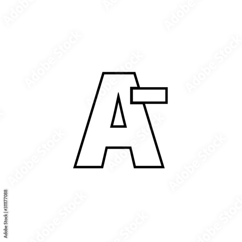 resize text align icon vector illustration for website and design icon
