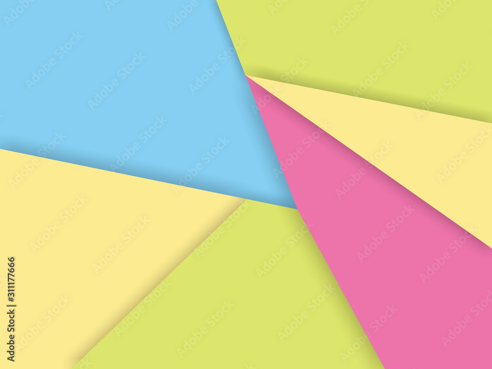 The Amazing of Colorful Material Design, Abstract Modern Shape Background or Wallpaper