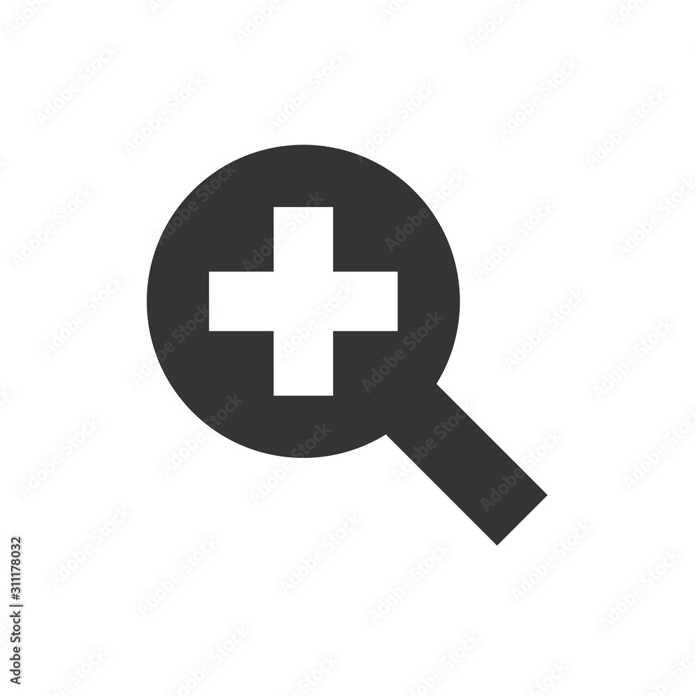 zoom in icon vector illustration for website and design icon zoom in icon vector illustration for website and design icon