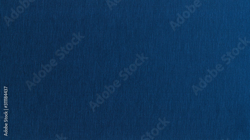 blue textured cotton fabric. solid seamless background. ribbed texture. banner