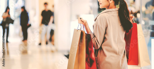 Shopping woman photo