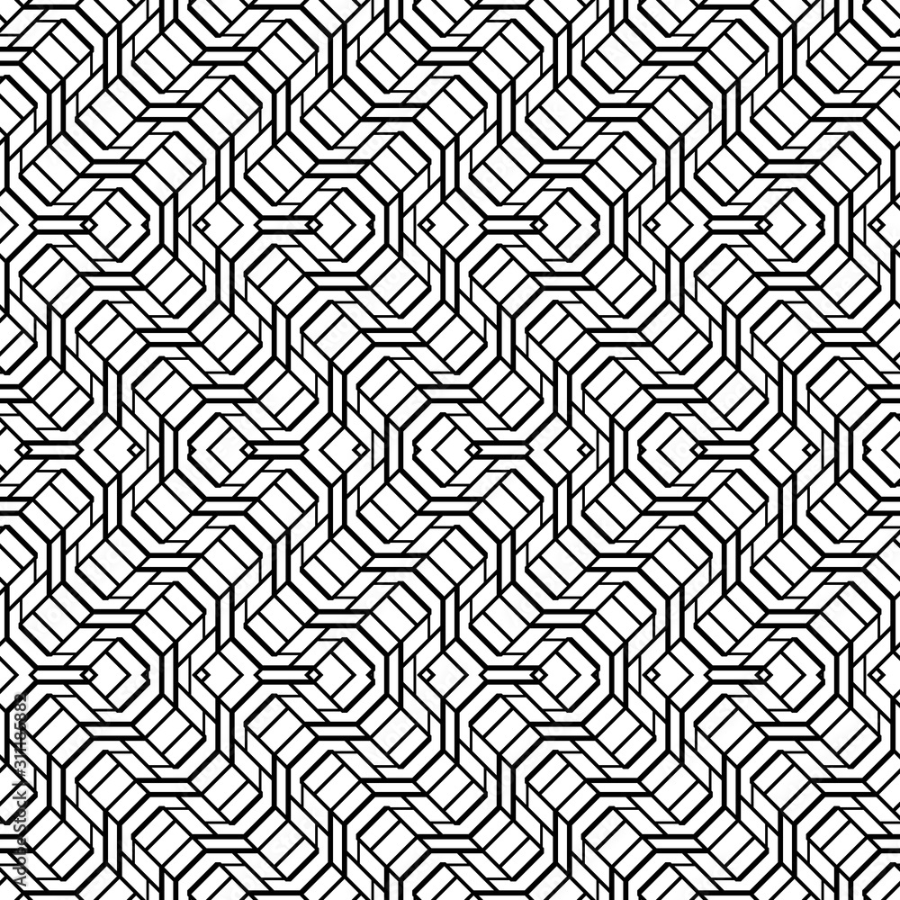 Design seamless monochrome zigzag pattern Design seamless monochrome zigzag pattern