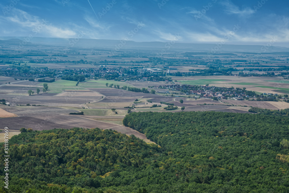 Blick in die Haßberge in Oberfranken