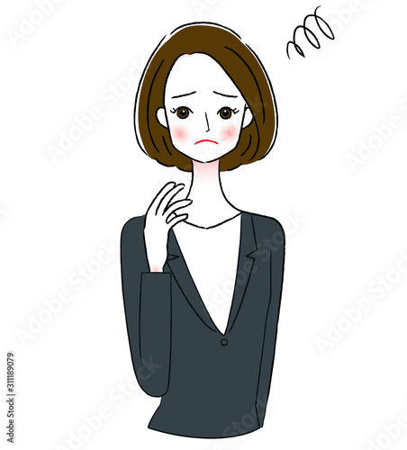 ビジネスウーマンのイラスト
