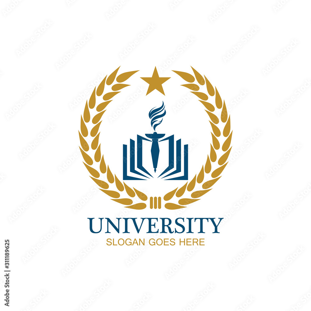 University, Academy, School and Course logo design template University, Academy, School and Course logo design template