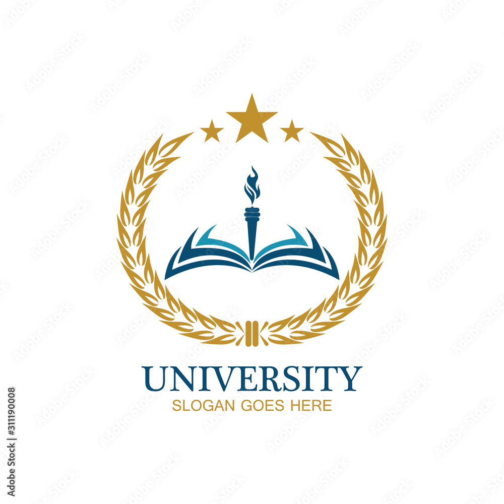 University, Academy, School and Course logo design template University, Academy, School and Course logo design template