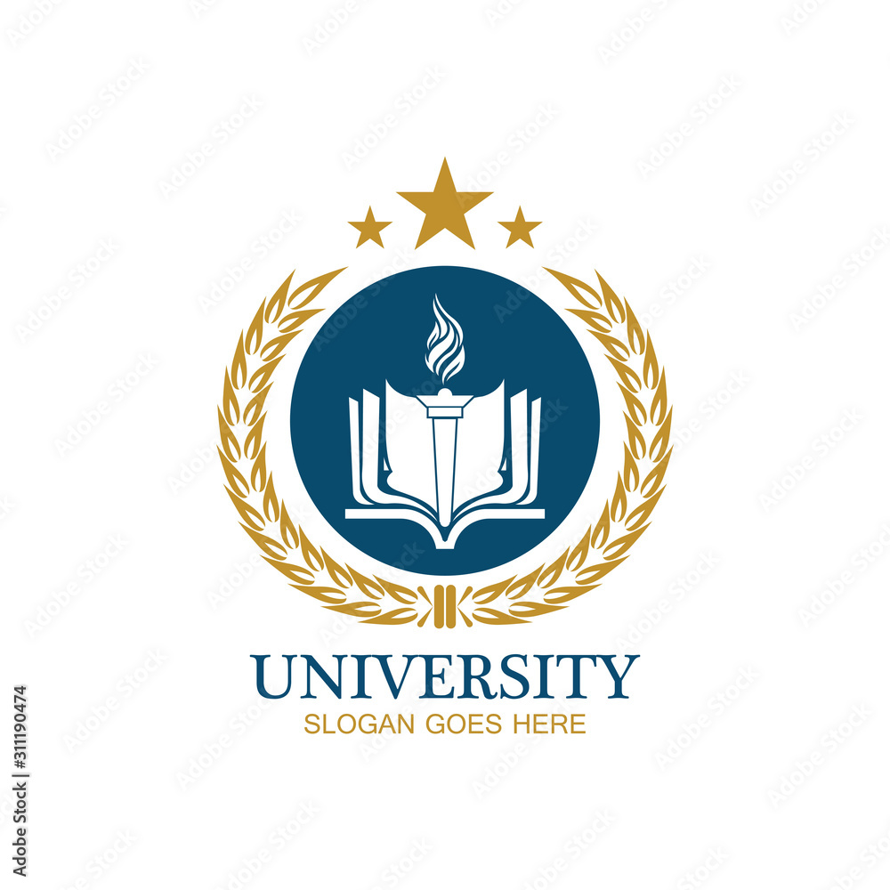 University, Academy, School and Course logo design template University, Academy, School and Course logo design template