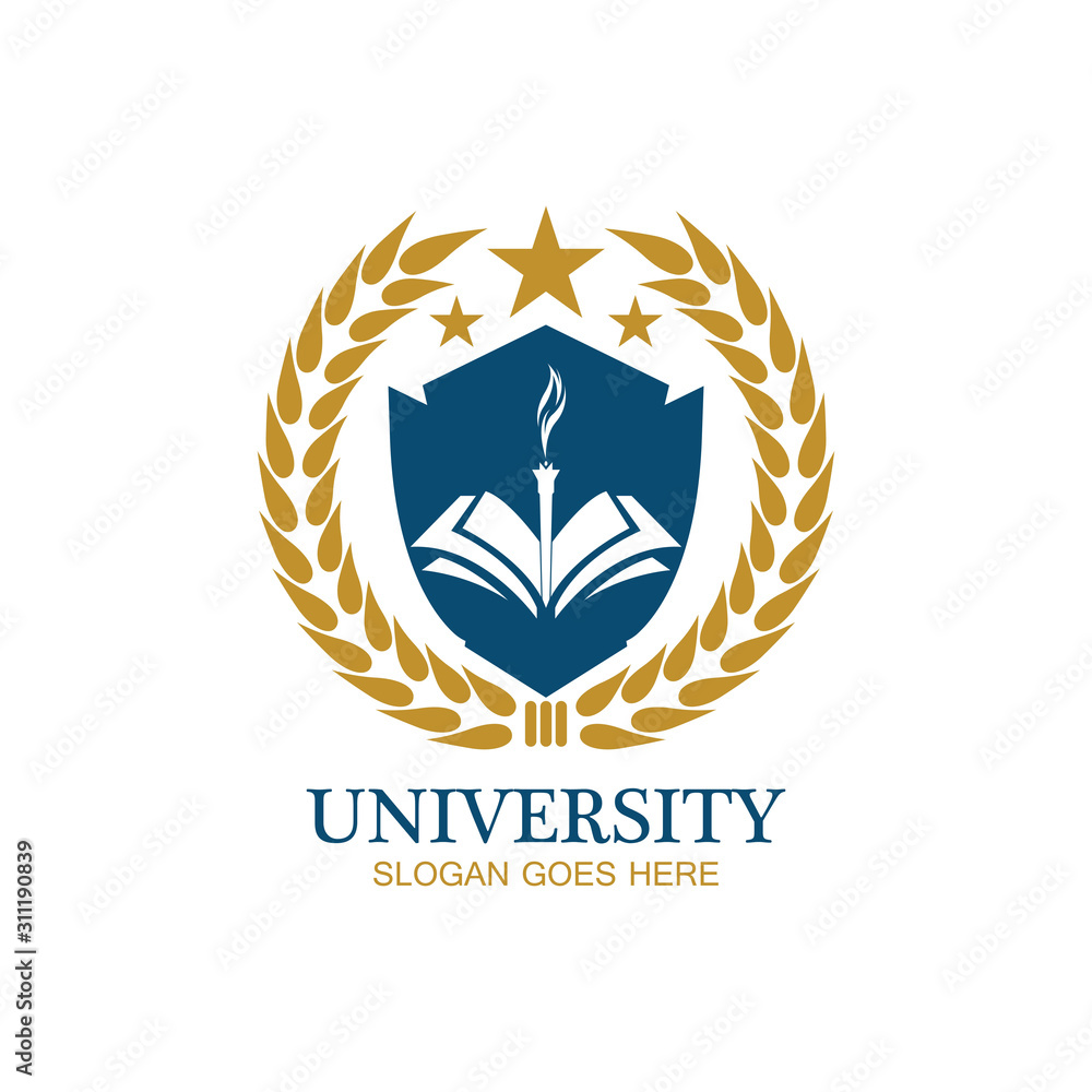 University, Academy, School and Course logo design template University, Academy, School and Course logo design template