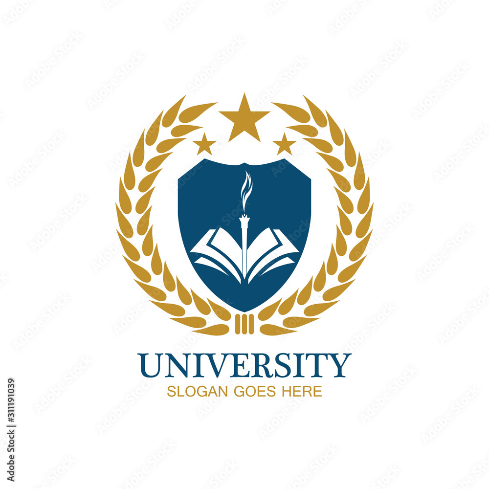 University, Academy, School and Course logo design template University, Academy, School and Course logo design template